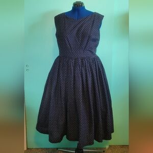 NWT Modcloth Navy Fabulous Fit & Flare Dress